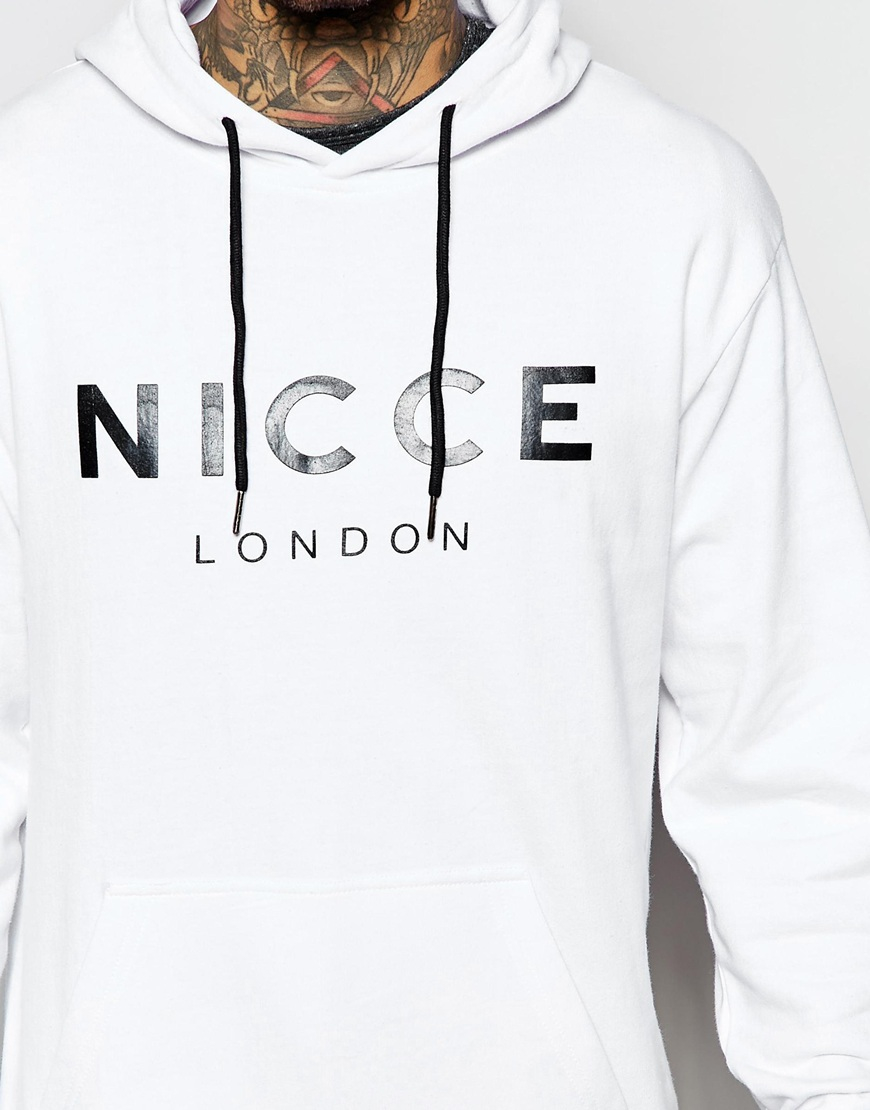 white nicce jumper