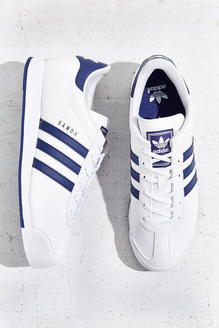 adidas Originals Samoa Blue Stripe Sneaker |