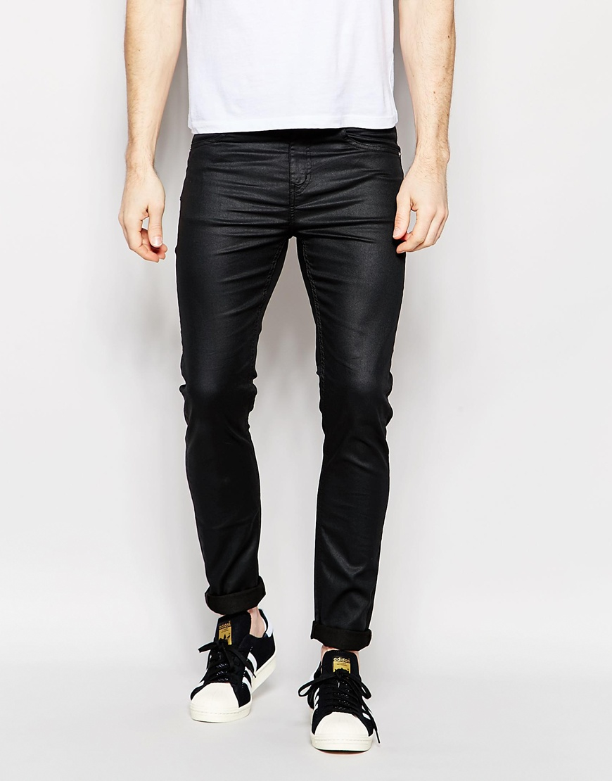cheap coated jeans