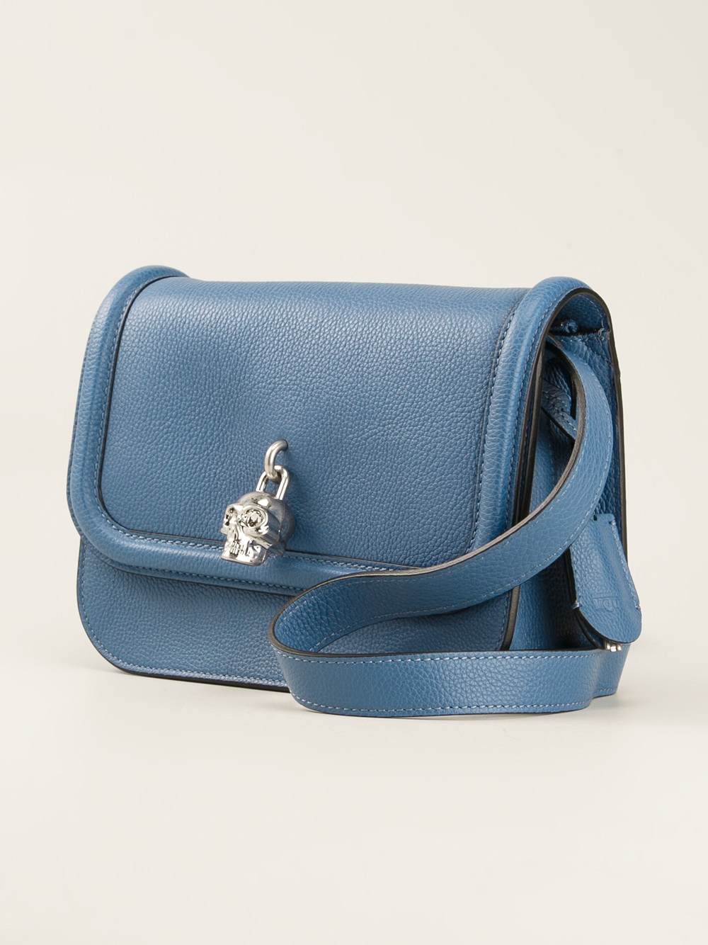 alexander mcqueen blue bag