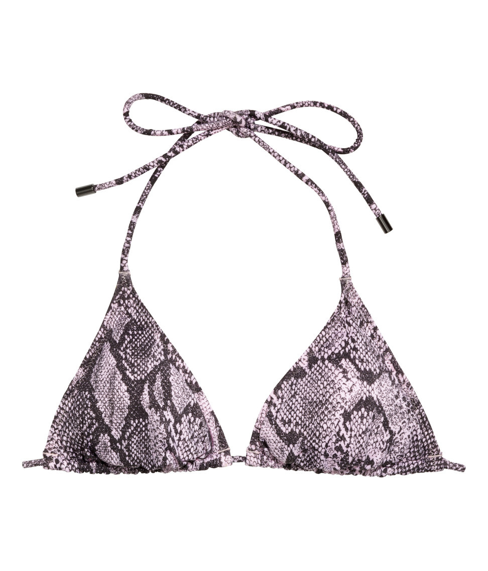 snakeskin bikini h&m