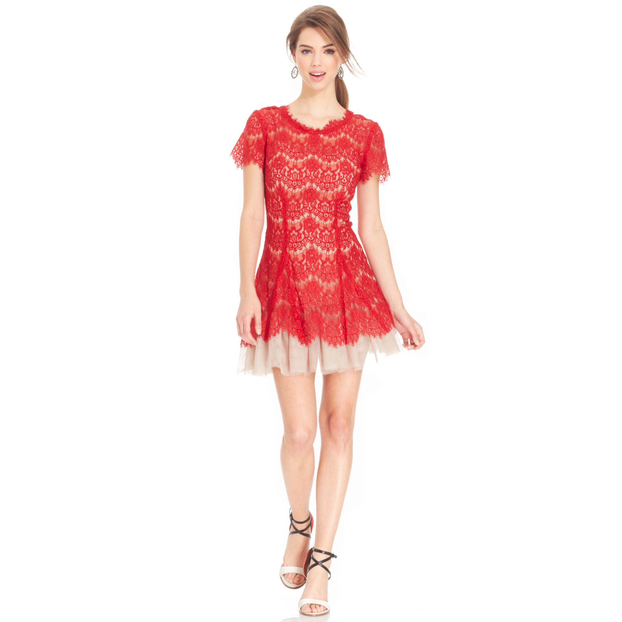 betsy and adam lace dress
