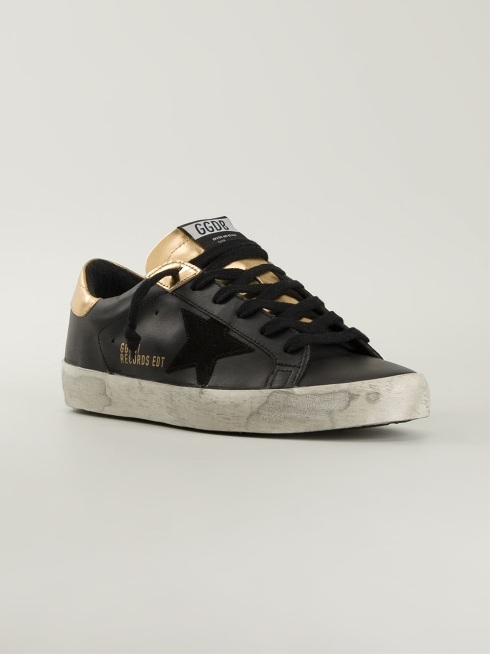 black and gold golden goose