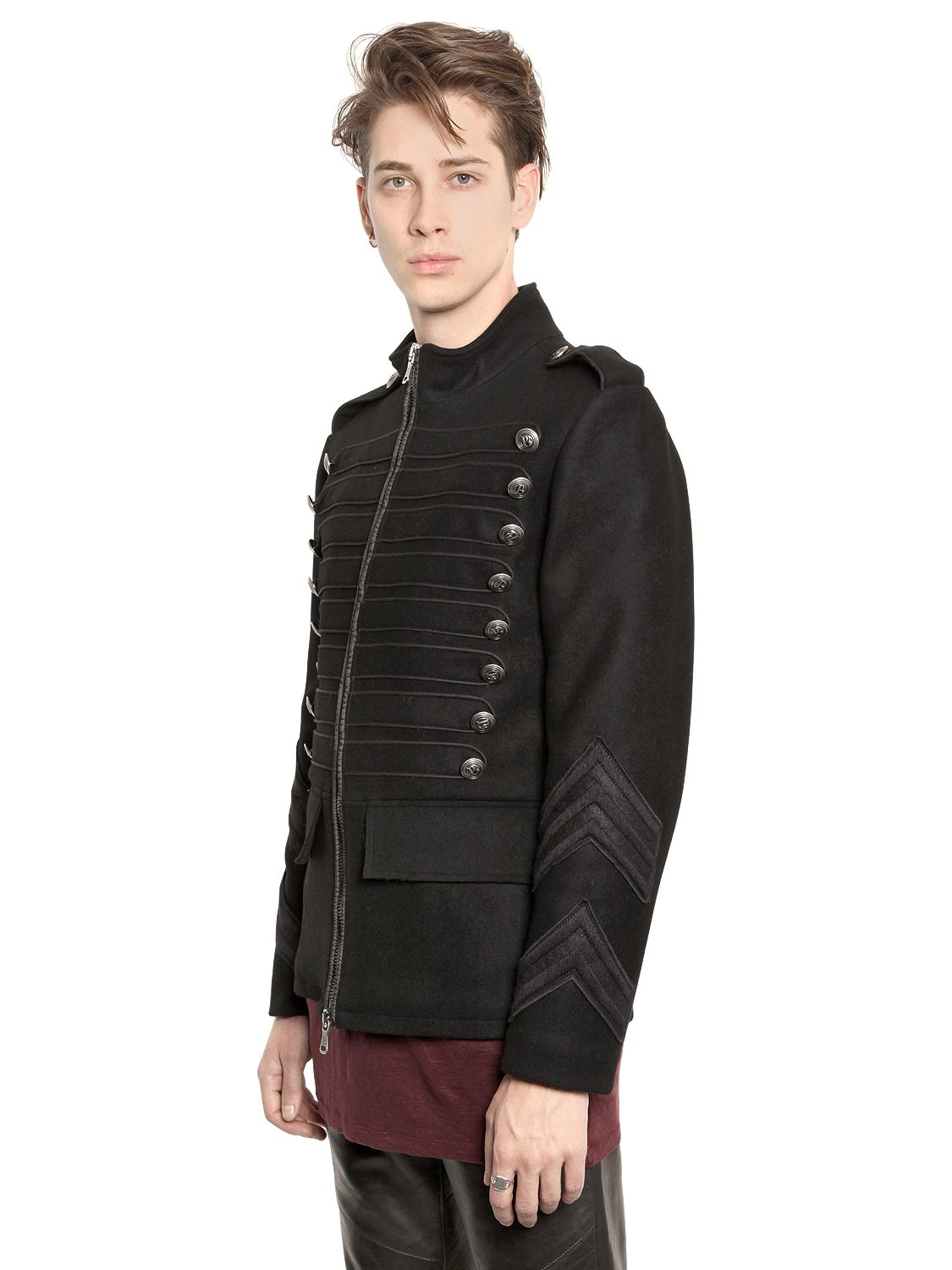 balmain wool jacket