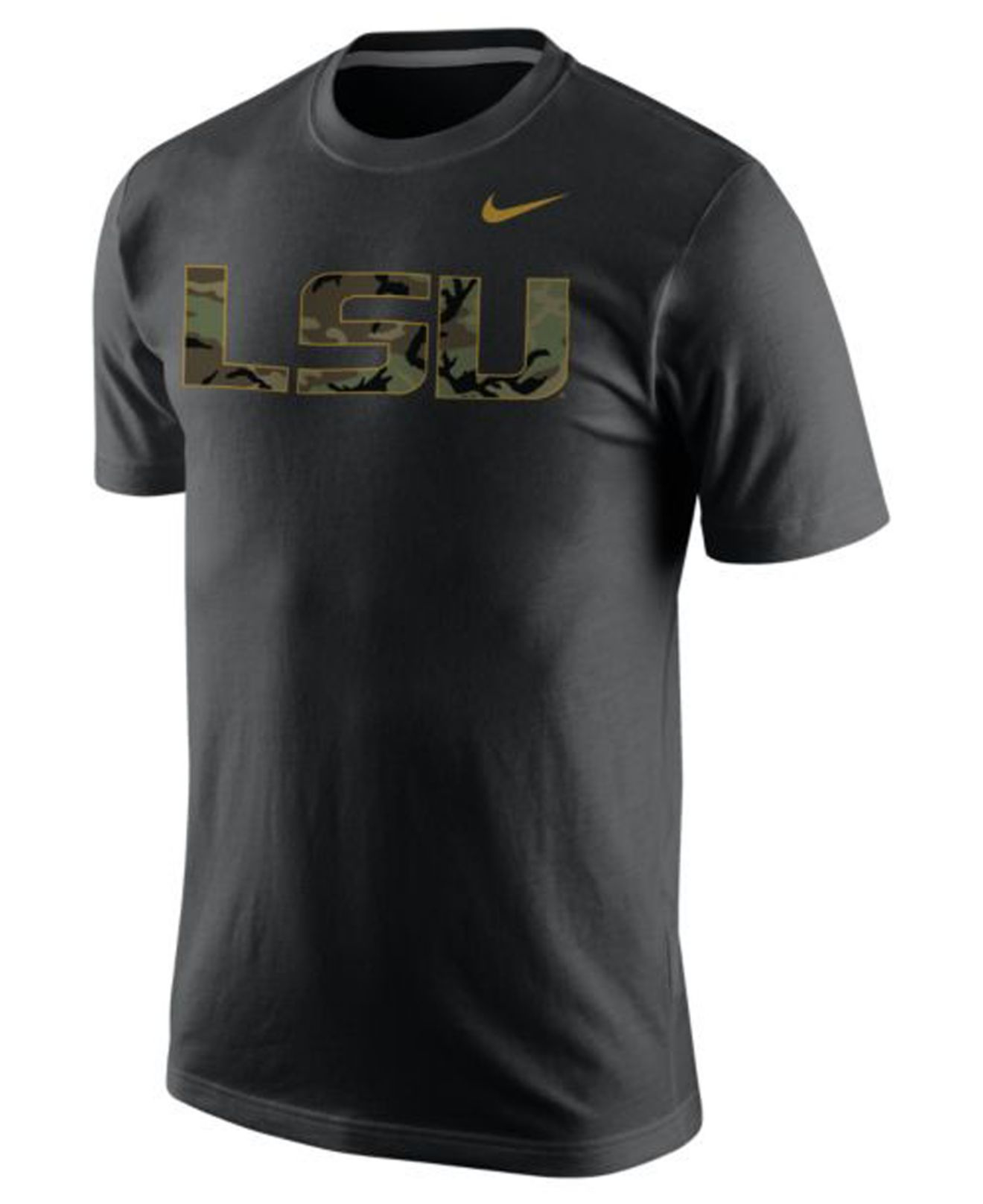 Lyst Nike Men's Lsu Tigers Camo Hook Tshirt in Black for Men
