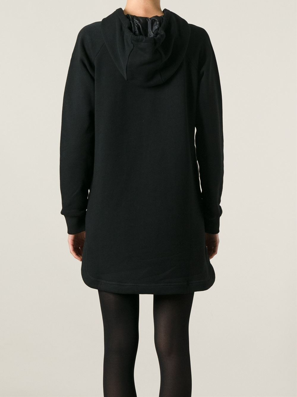 Moncler Padded Dress in Black - Lyst