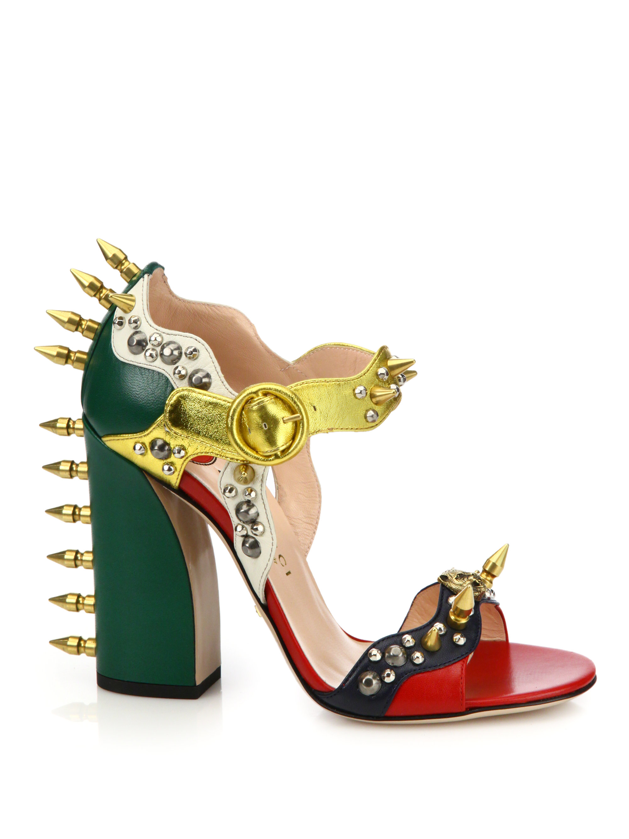 gucci spiked heels