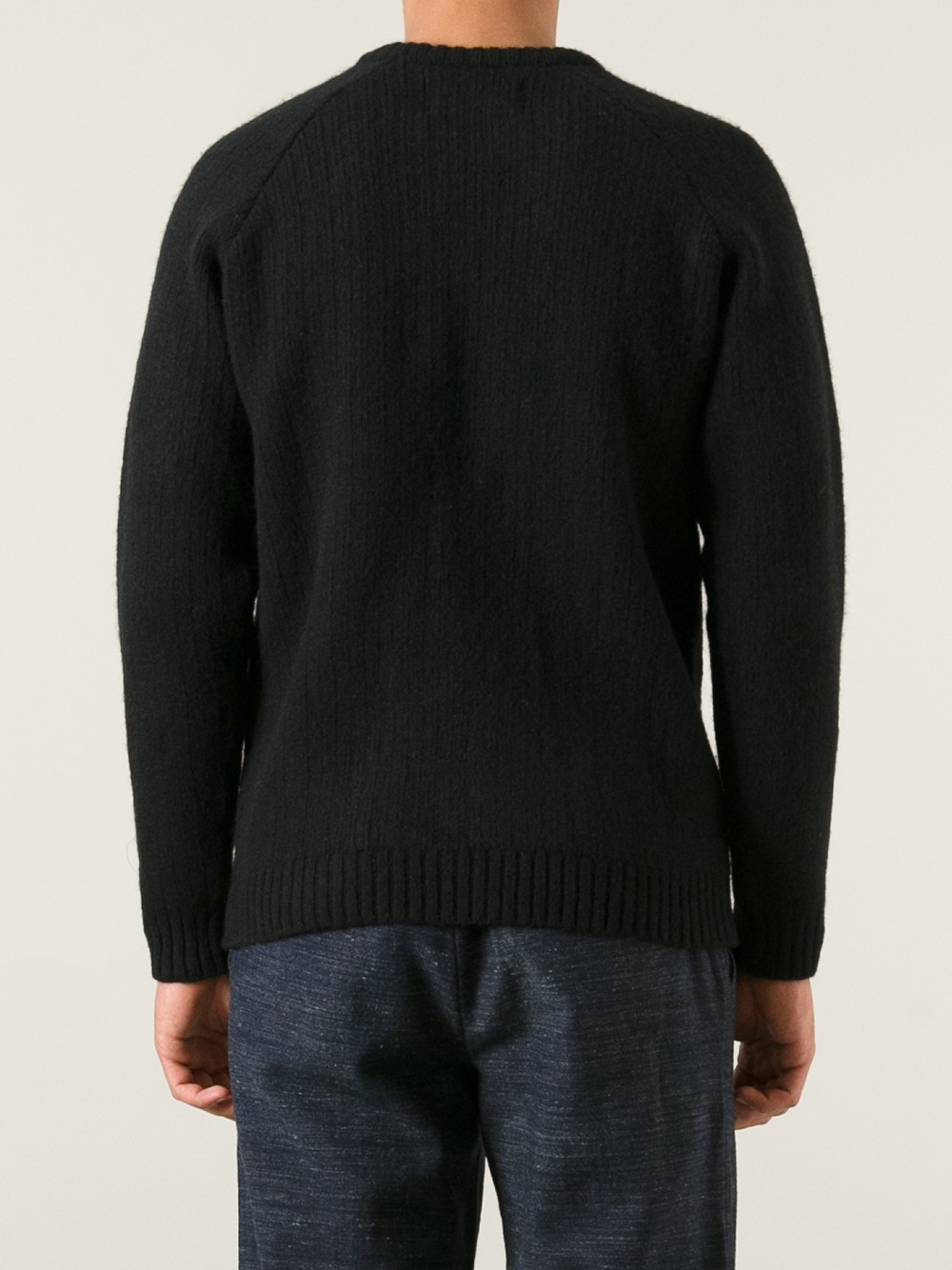 Lyst - Our Legacy Crew Neck Sweater in Black for Men