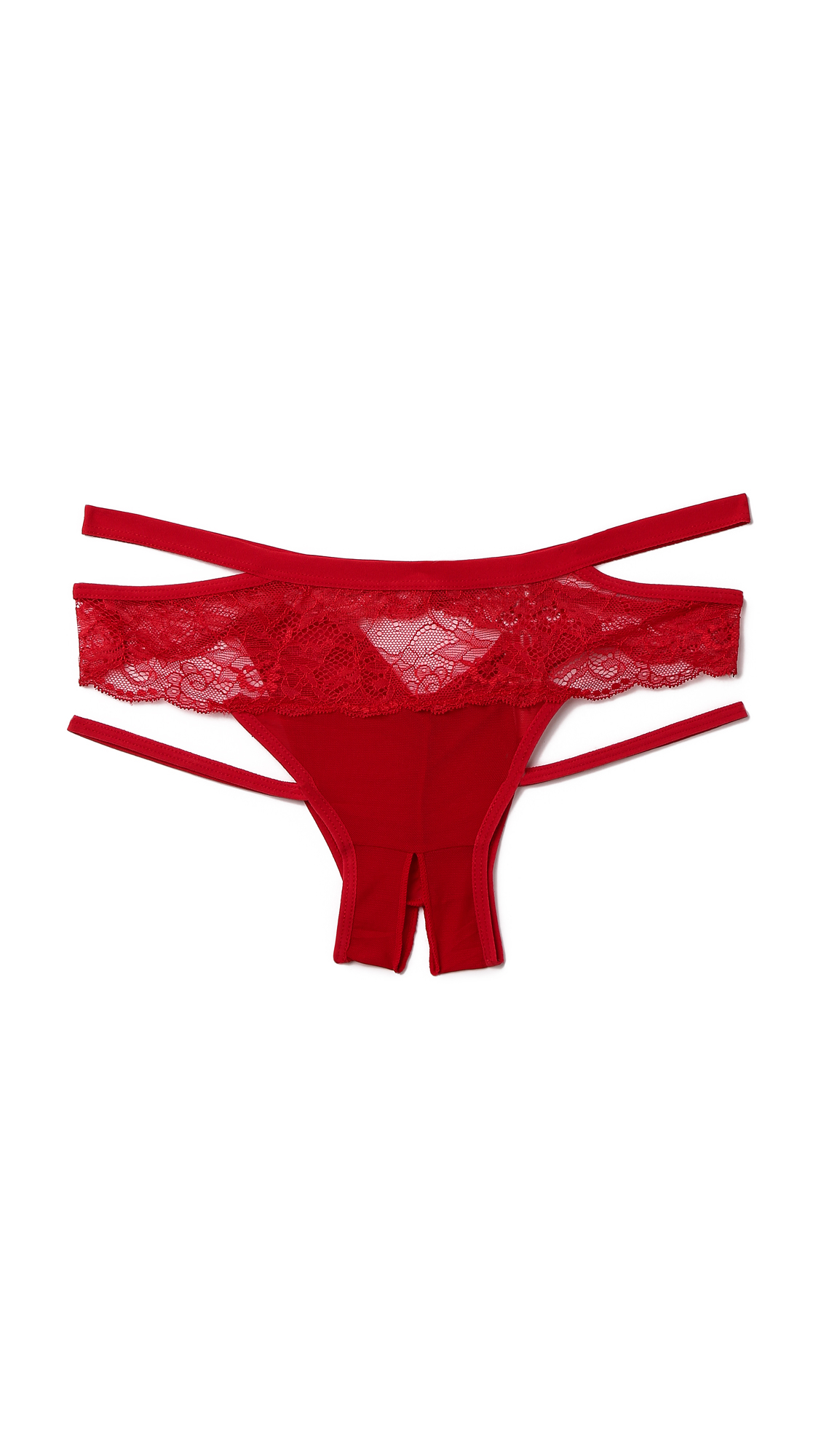 Honeydew intimates Lucy Elastic & Lace Panties in Red Lyst