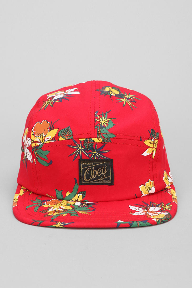 obey 5 panel hat
