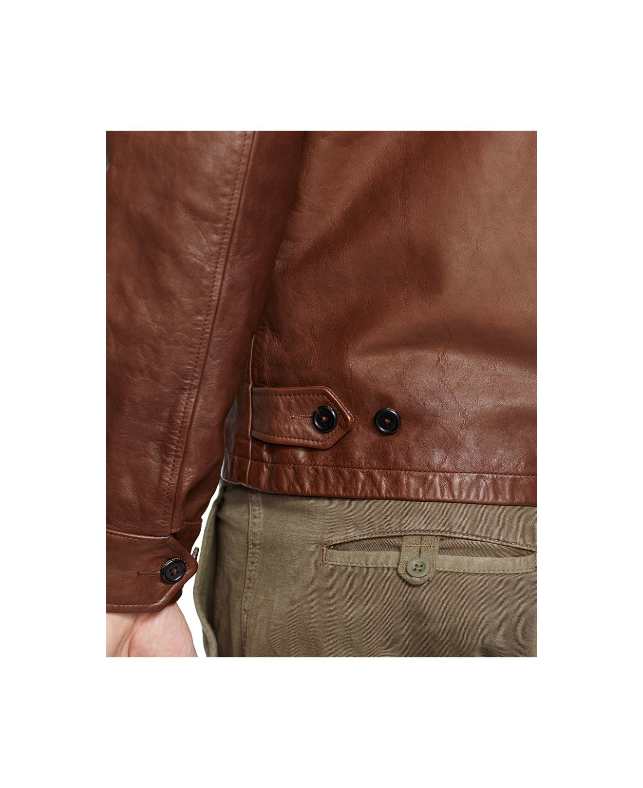 Polo Ralph Lauren Big And Tall Leather Barracuda Jacket in Brown for Men |  Lyst