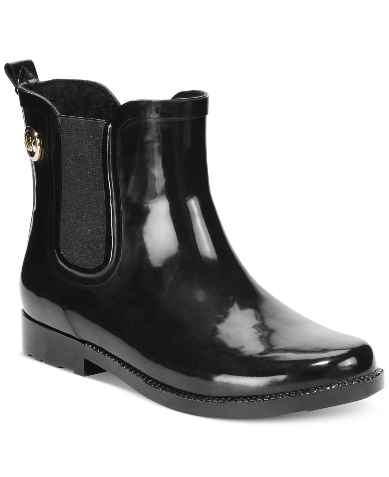 michael kors charm rain boots