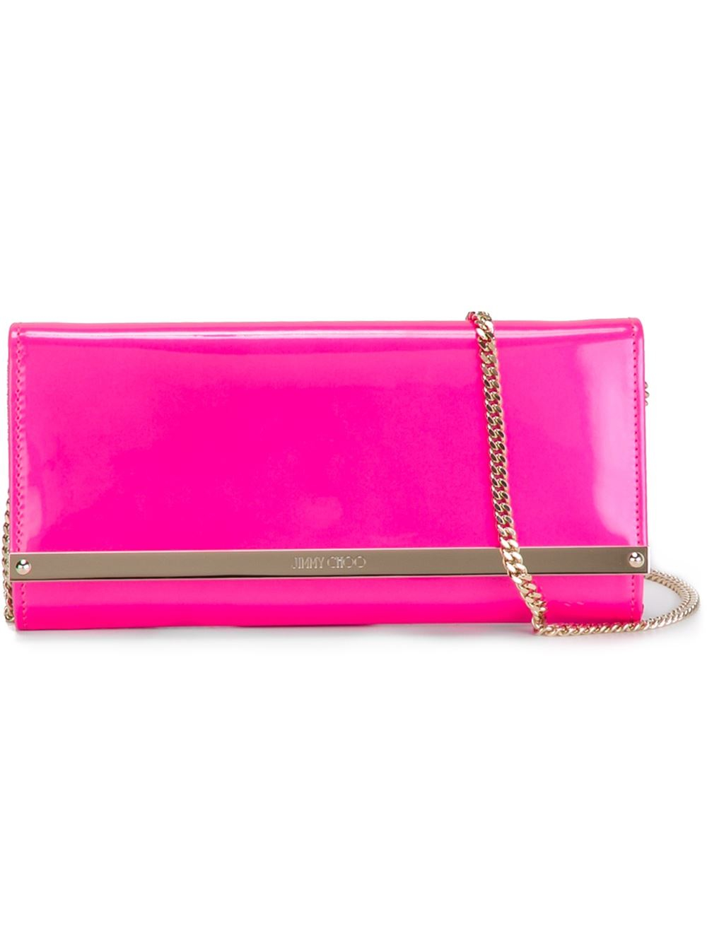 jimmy choo pink clutch