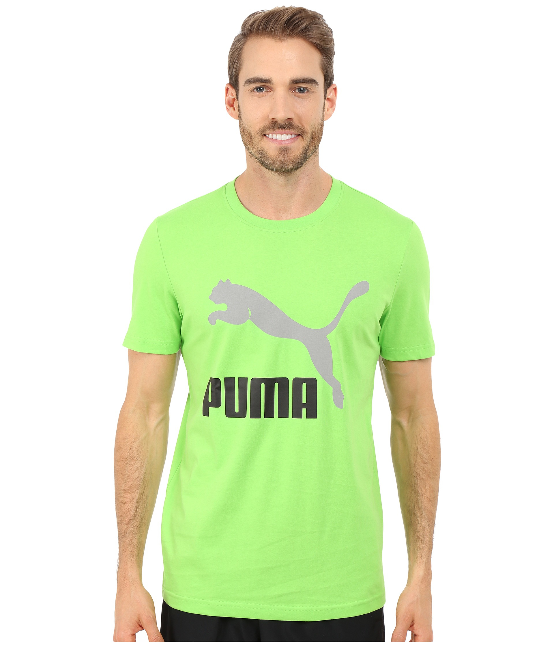 puma lime green shirt