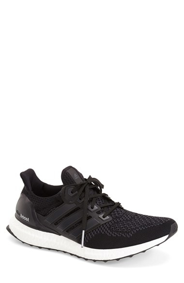 Adidas 'Ultra Boost' Running Shoe in Black for Men (CORE BLACK/ SOLAR ...