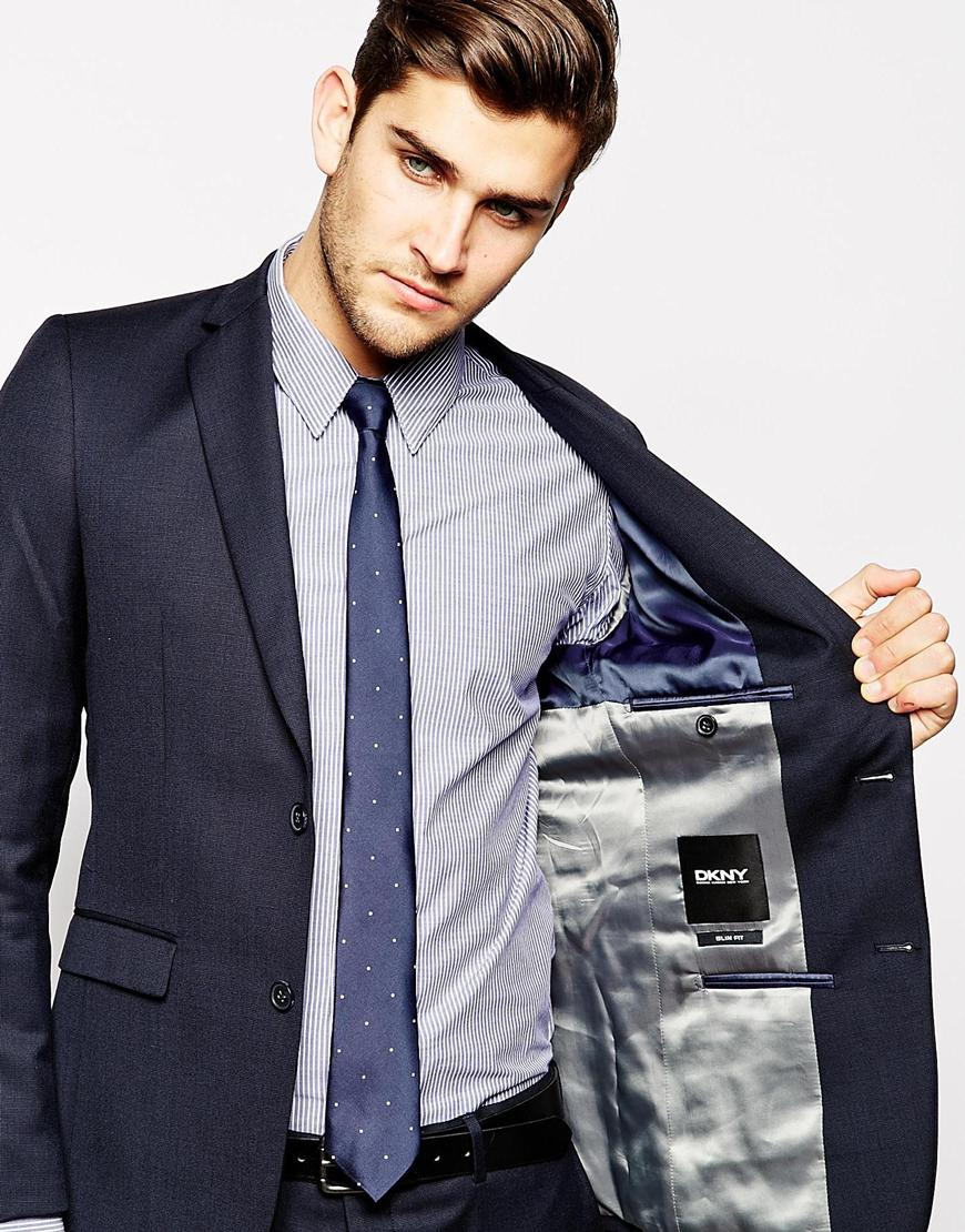 dkny slim fit suit
