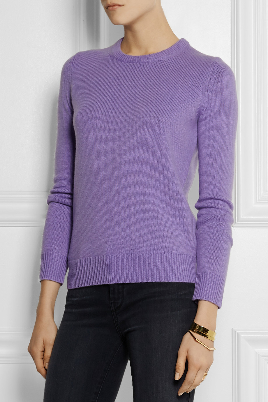 Michael kors Cashmere Sweater in Purple | Lyst