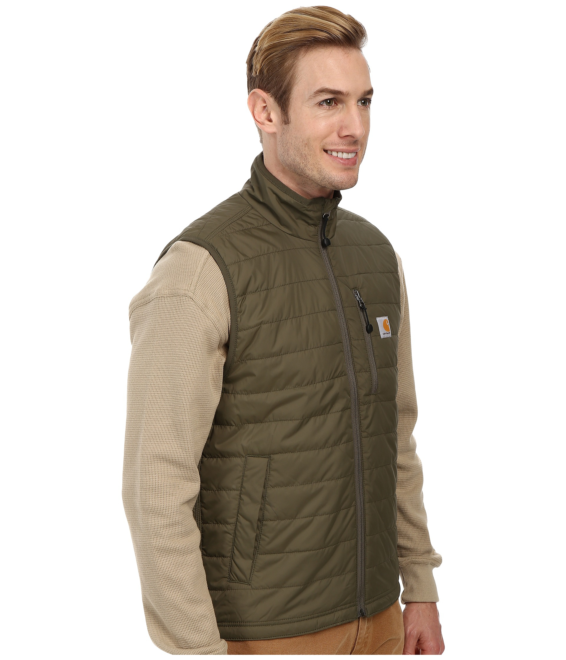 Lyst - Carhartt Gilliam Vest in Green for Men