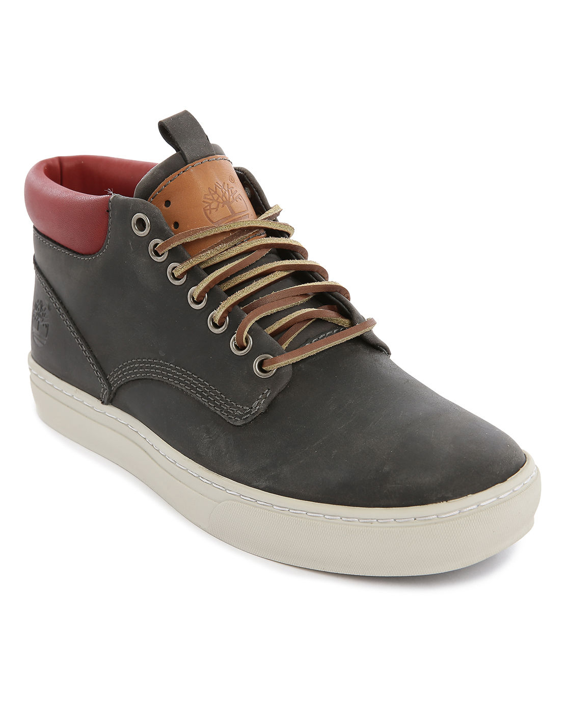 Timberland Cupsole Chukka Cognacoiled Leather Shoes in Gray for Men | Lyst