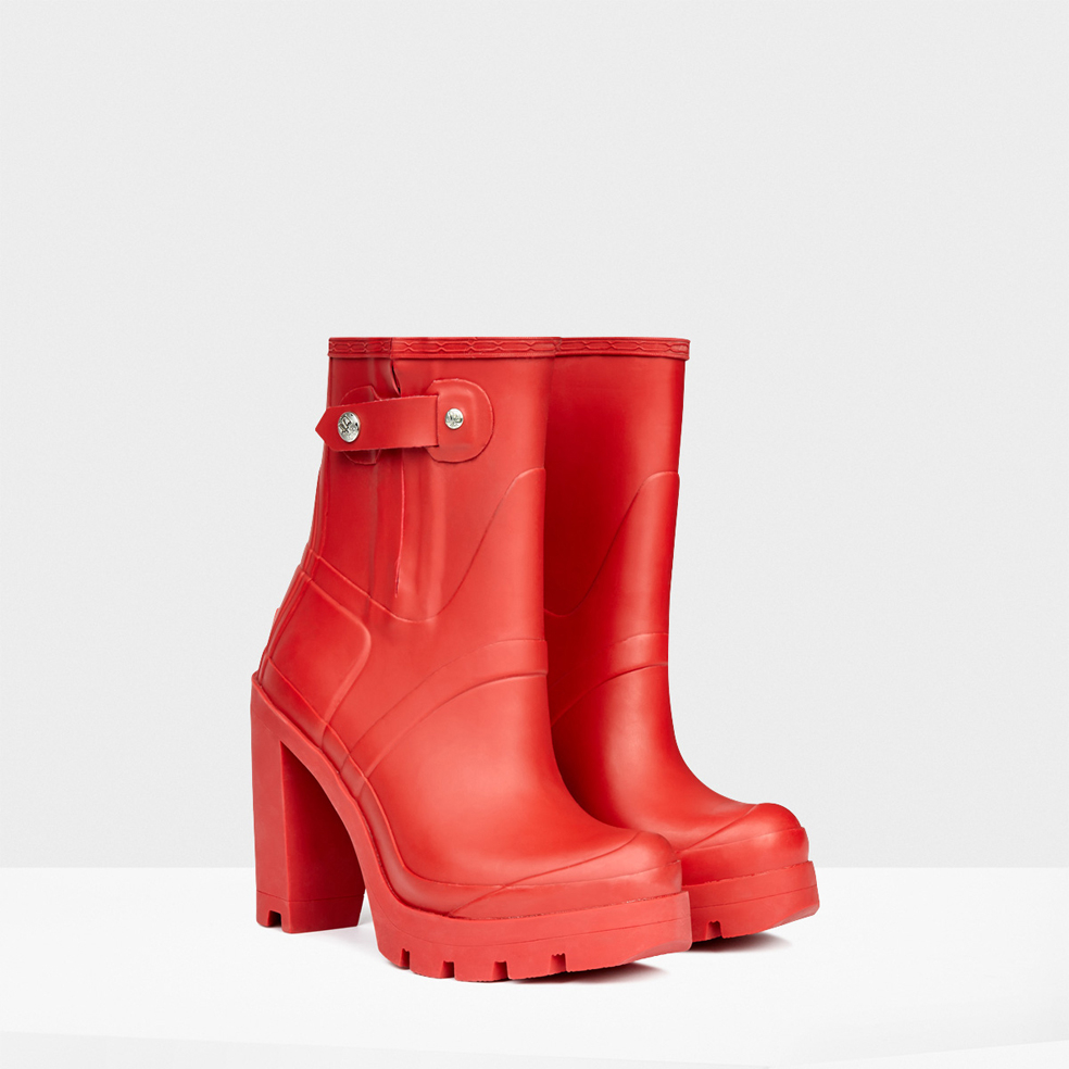 hunter original high heel rain boot