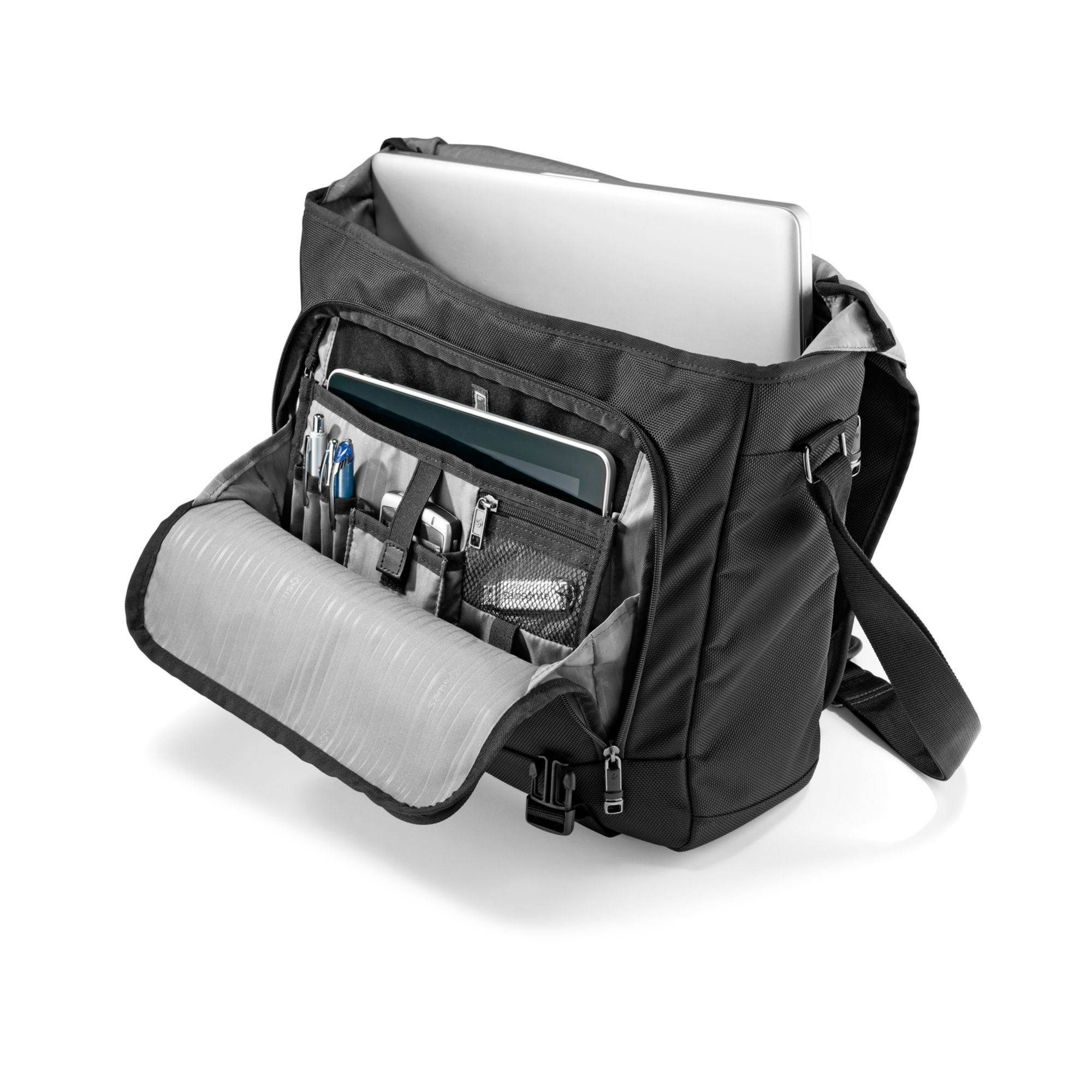 Samsonite Professional Laptop Messenger Bag in Black for Men | Lyst
