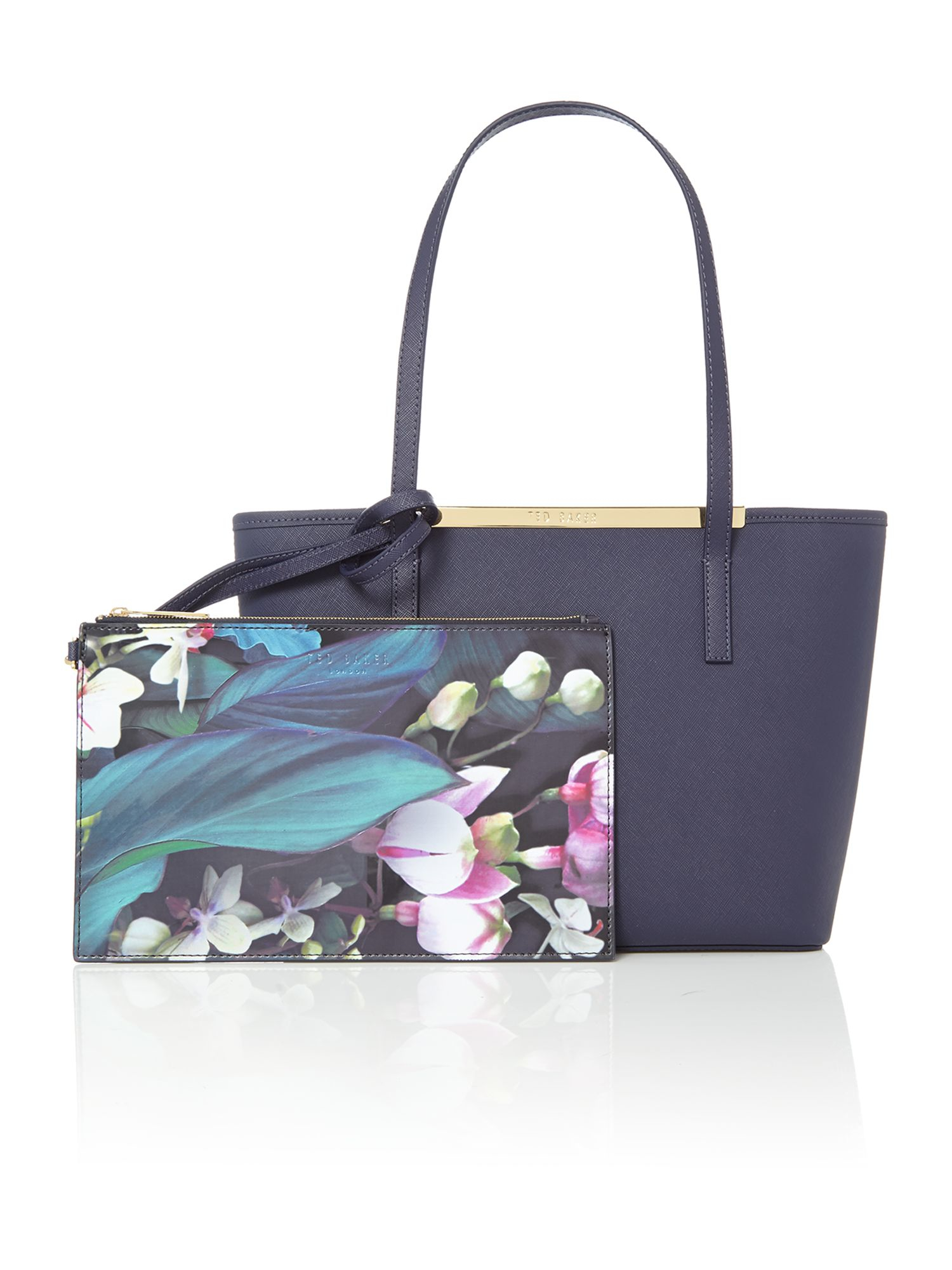 ted baker blue tote bag