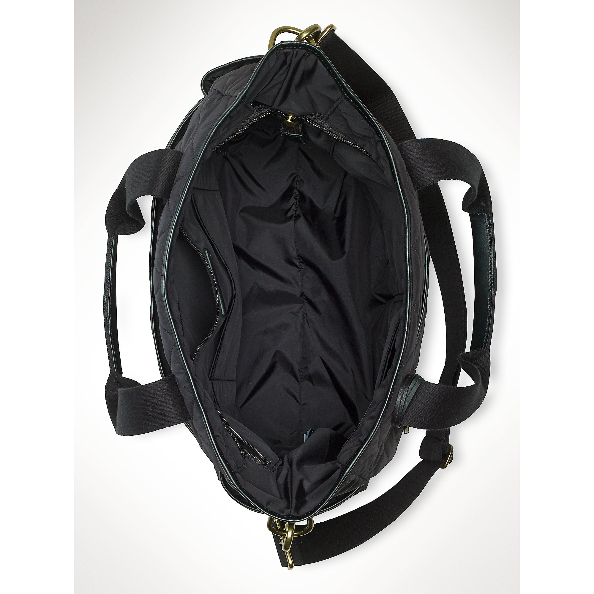 Ralph Lauren Diaper Bag in Black | Lyst