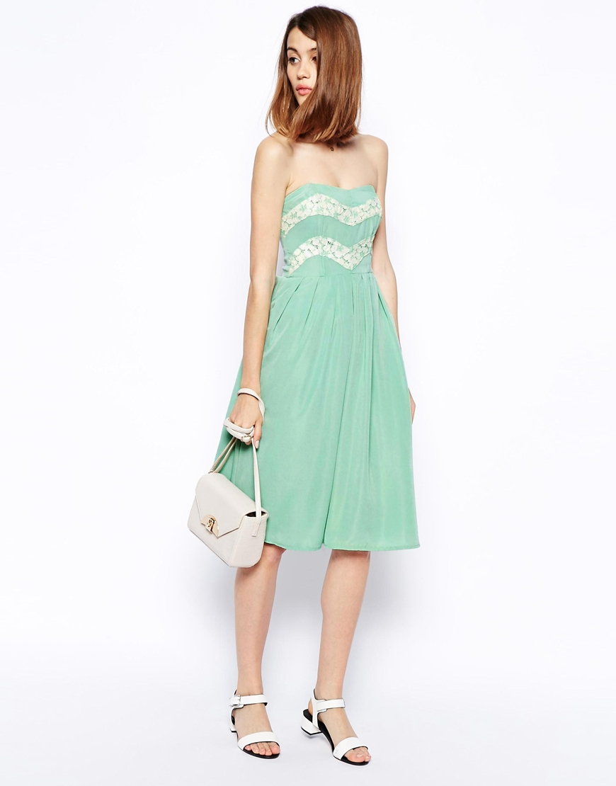 green prom dress asos