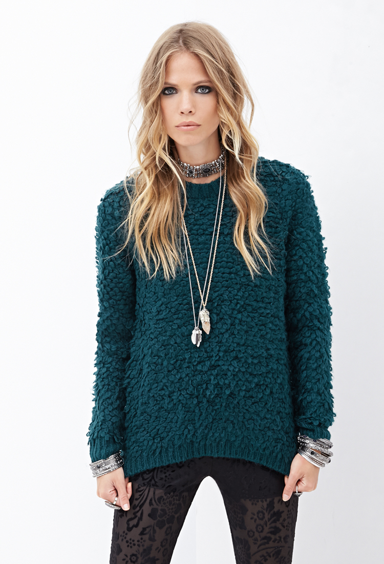 loop knit sweatshirt