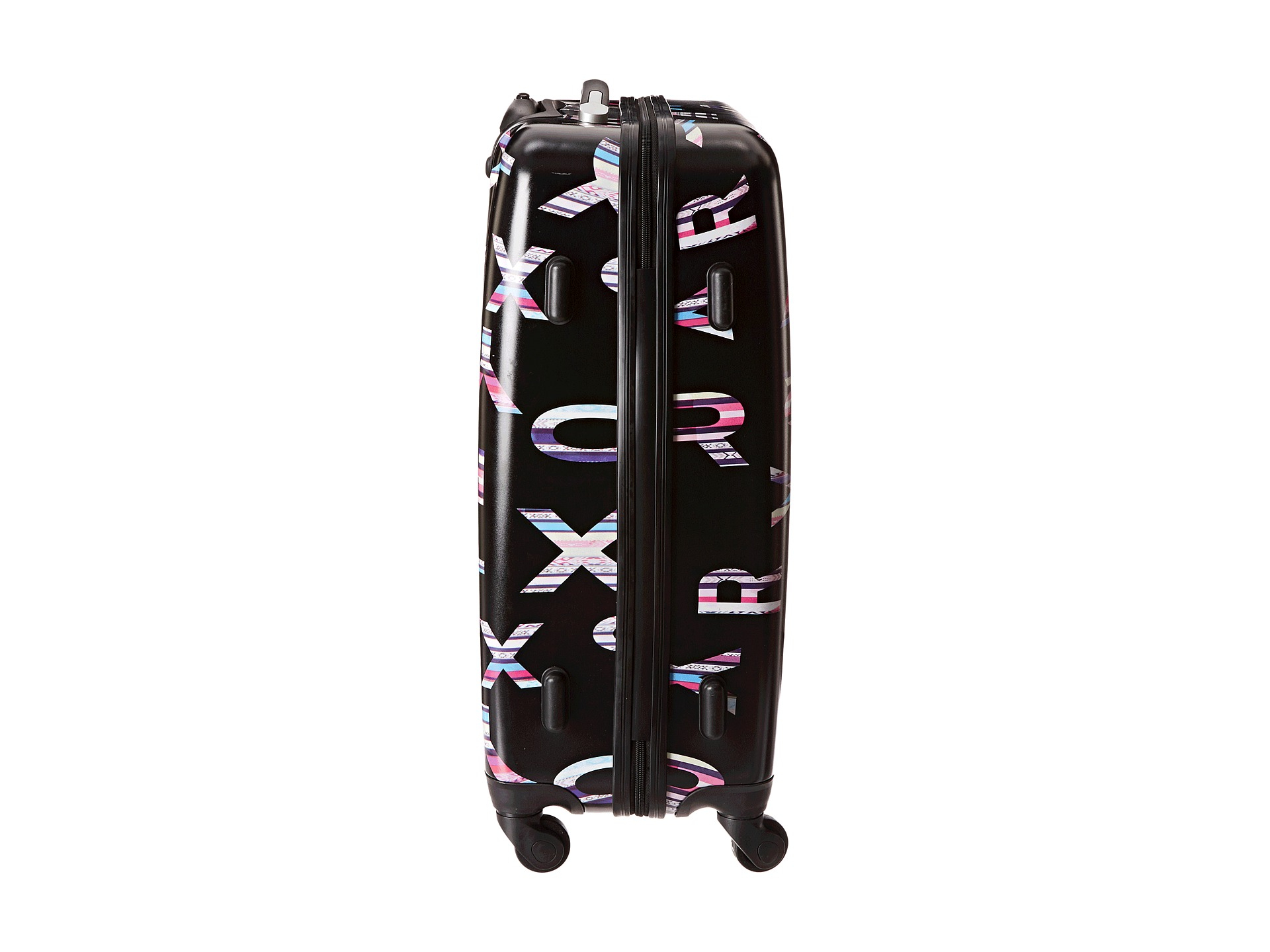 Roxy Hard Case Check In Luggage in Black - Lyst