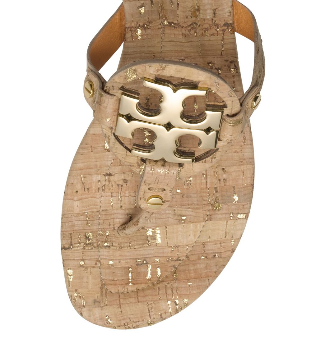 tory burch beige miller sandals