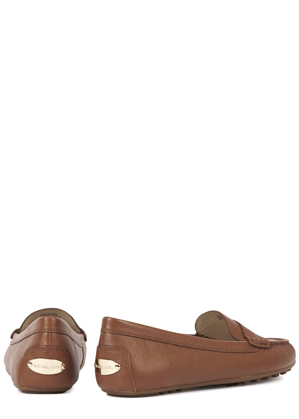 michael kors loafers brown