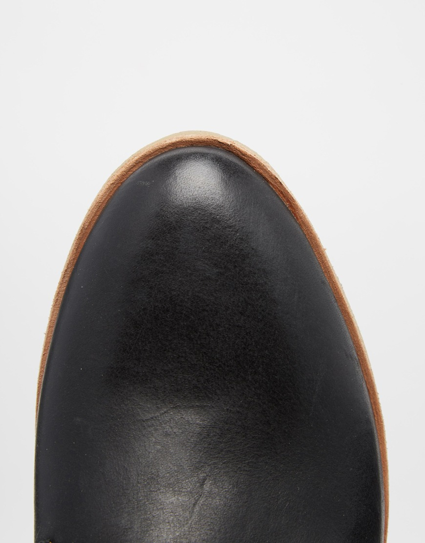 clarks originals phenia black leather desert boots