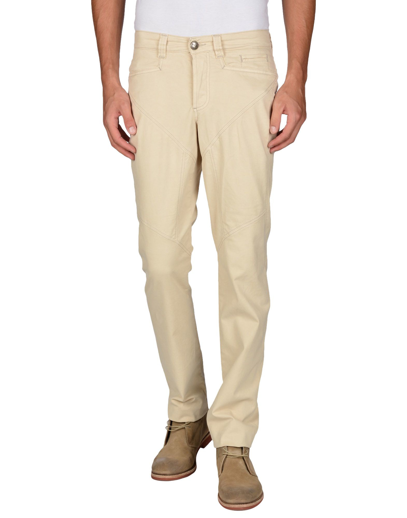 9.2 by carlo chionna Casual Trouser in Natural for Men (Beige) - Save ...