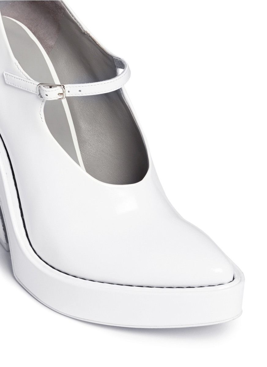 Alexander Wang Manuel Mary Jane Pumps in White | Lyst
