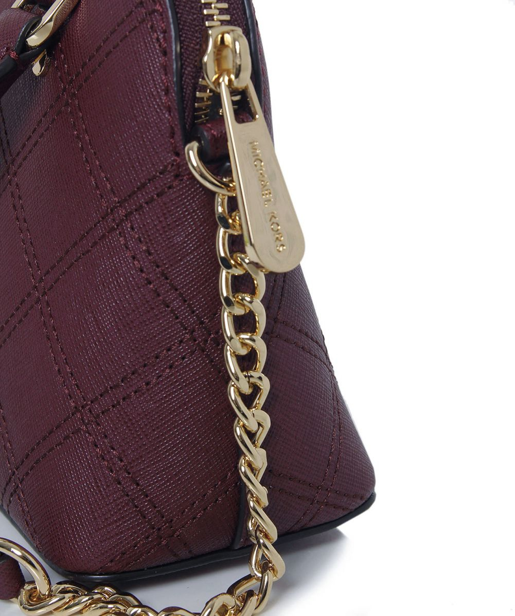 MICHAEL Michael Kors Cindy Extra Small Crossbody Bag in Merlot (Purple) - Lyst