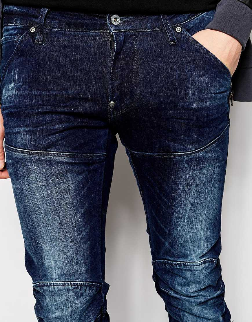 G-Star RAW Jeans Elwood 5620 3d Super Slim Stretch Dark Aged in Blue for  Men | Lyst