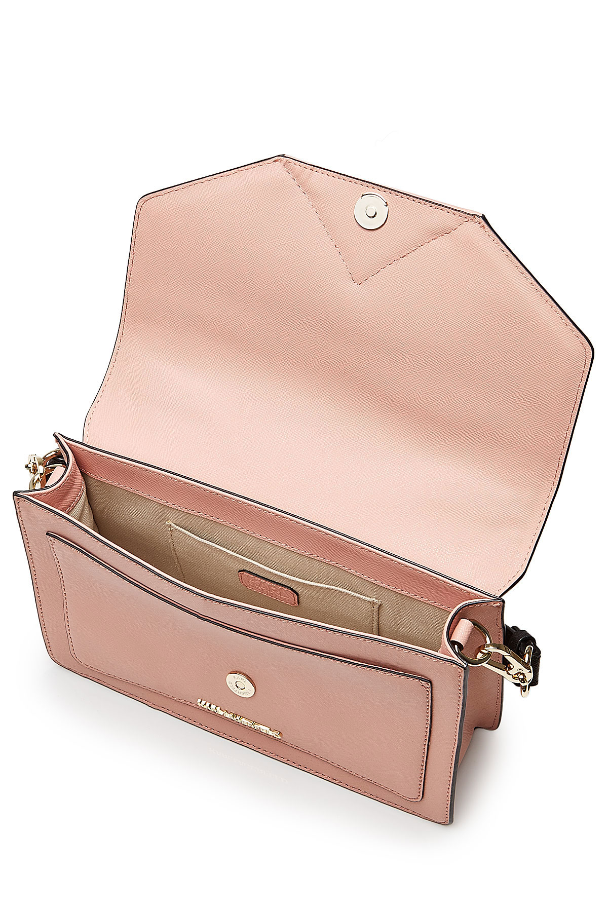 Lyst Karl Lagerfeld K/klassik Leather Shoulder Bag Rose in Pink