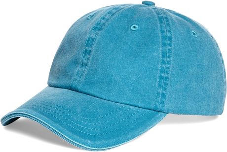 Brooks Brothers Faded Color Baseball Cap in Teal for Men | Lyst