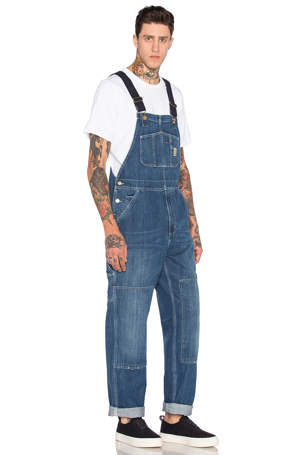Carhartt WIP Cotton Bib Overall in Blue for Men - Lyst