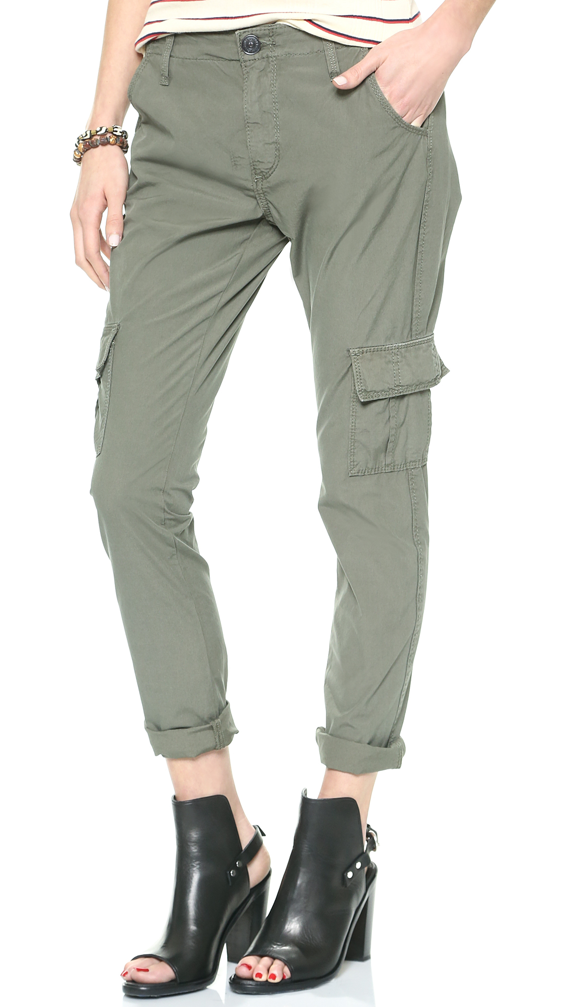 true religion green cargo pants