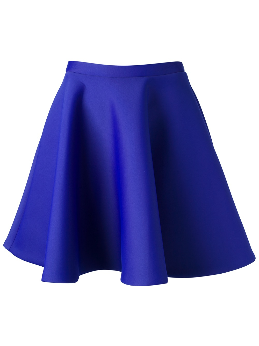 Lyst - Msgm Circle Skirt in Blue