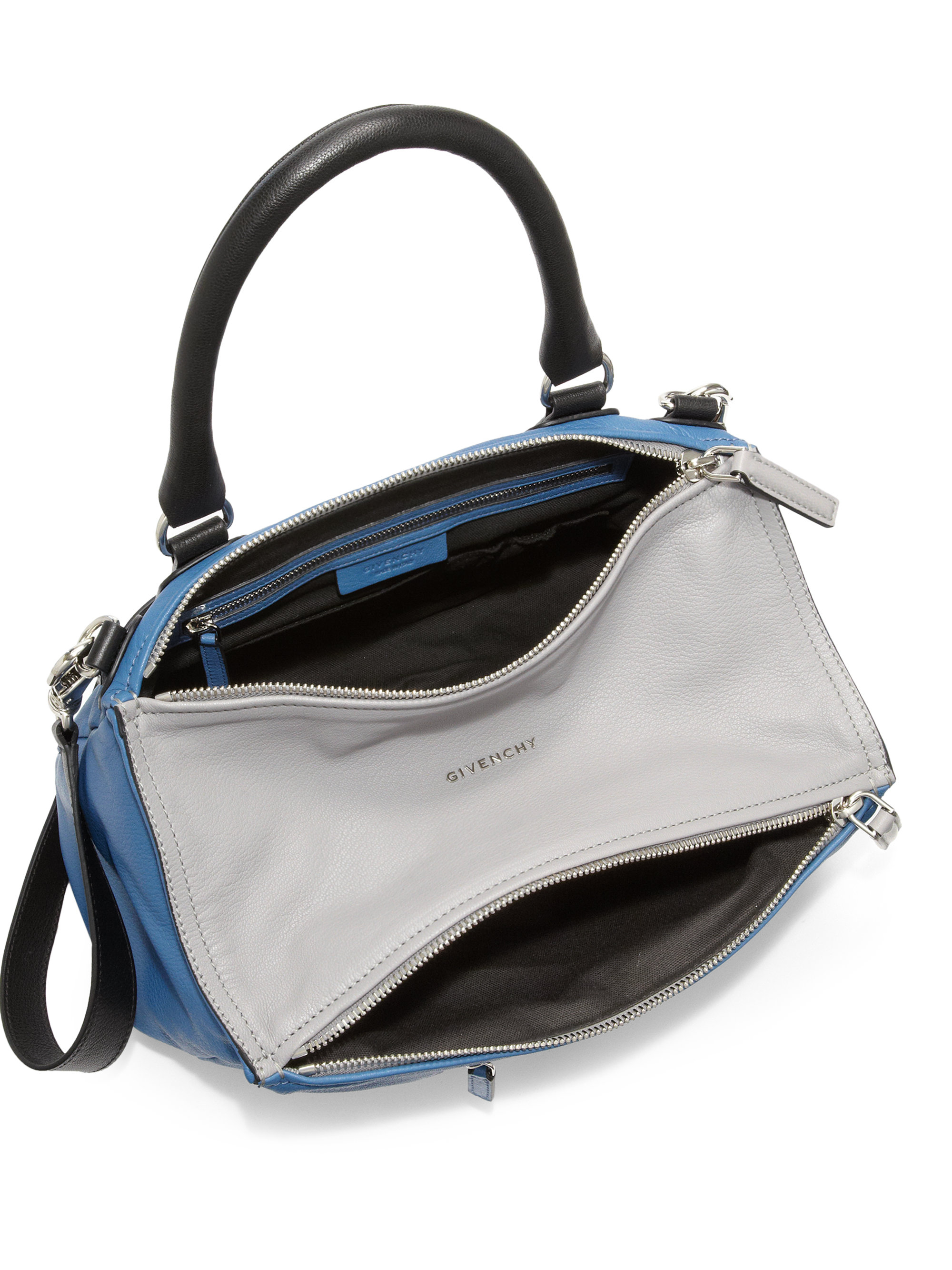 Givenchy Two Tone Purse givenchy pandora medium two tone shoulder bag in blue lyst Givenchy Two Tone Purse givenchy pandora medium two tone shoulder bag in blue lyst