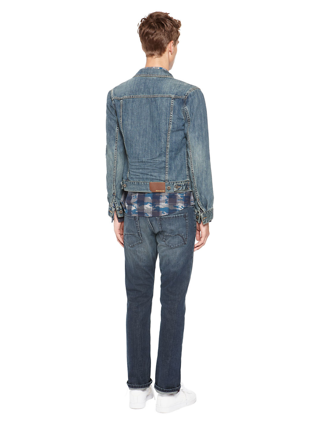 Dkny Jeans International Denim Jacket in Blue for Men Lyst