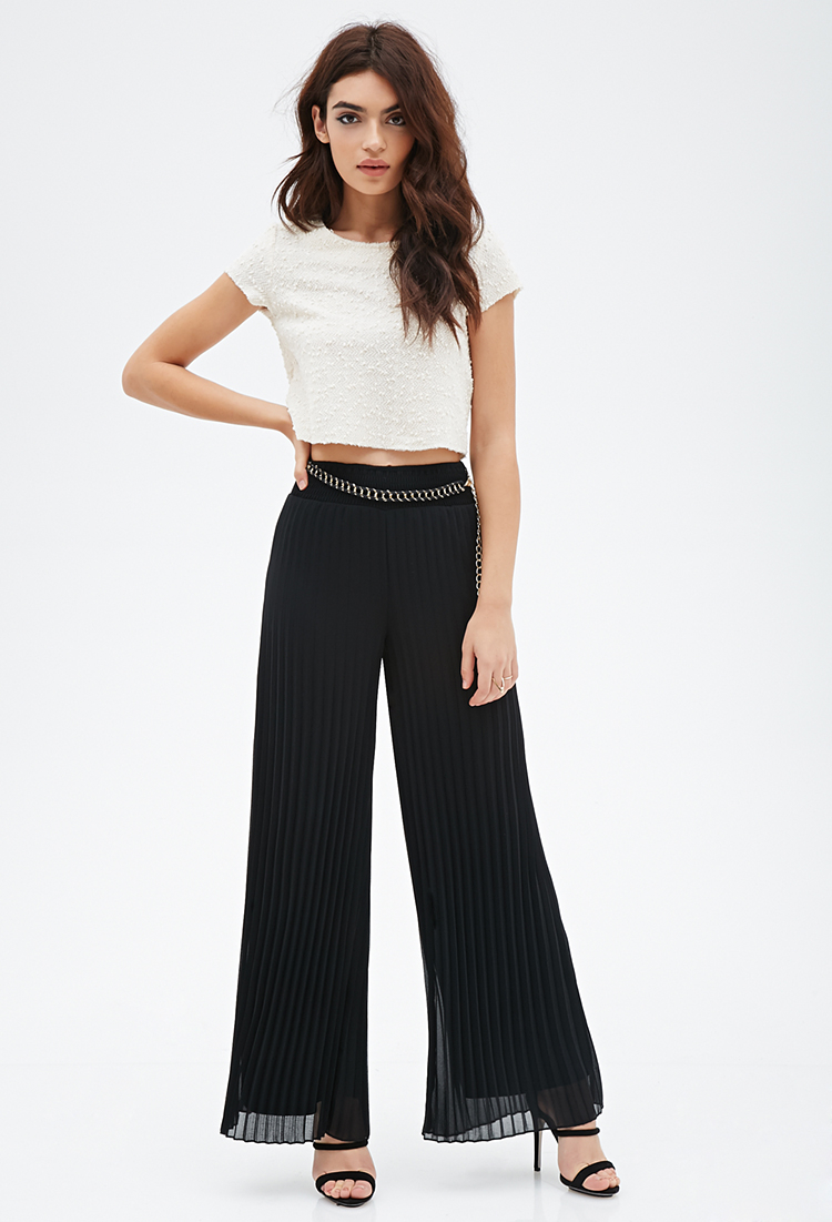 Her lip to／Pleated Wide-Leg Pants