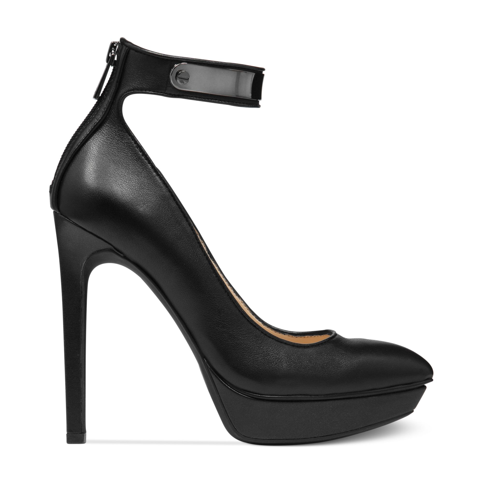jessica simpson black heels with straps