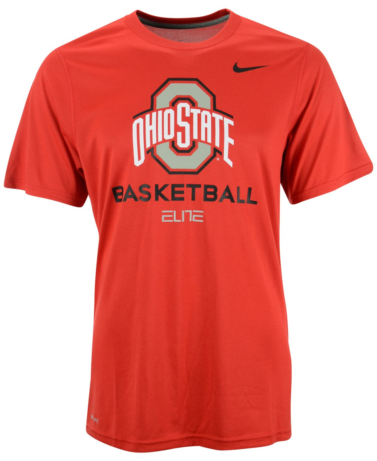 Nike Men'S Ohio State Buckeyes Basketball Practice TShirt in Red for