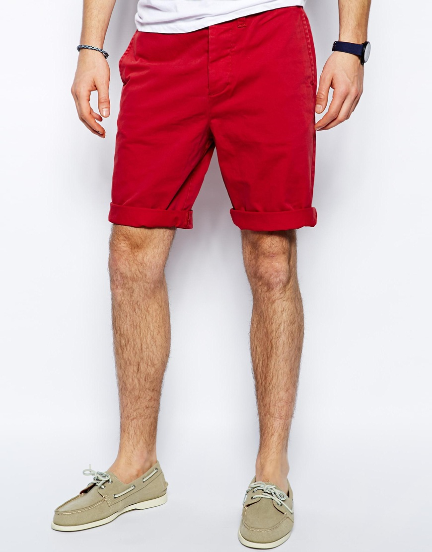 Jack wills Chino Shorts in Red for Men | Lyst