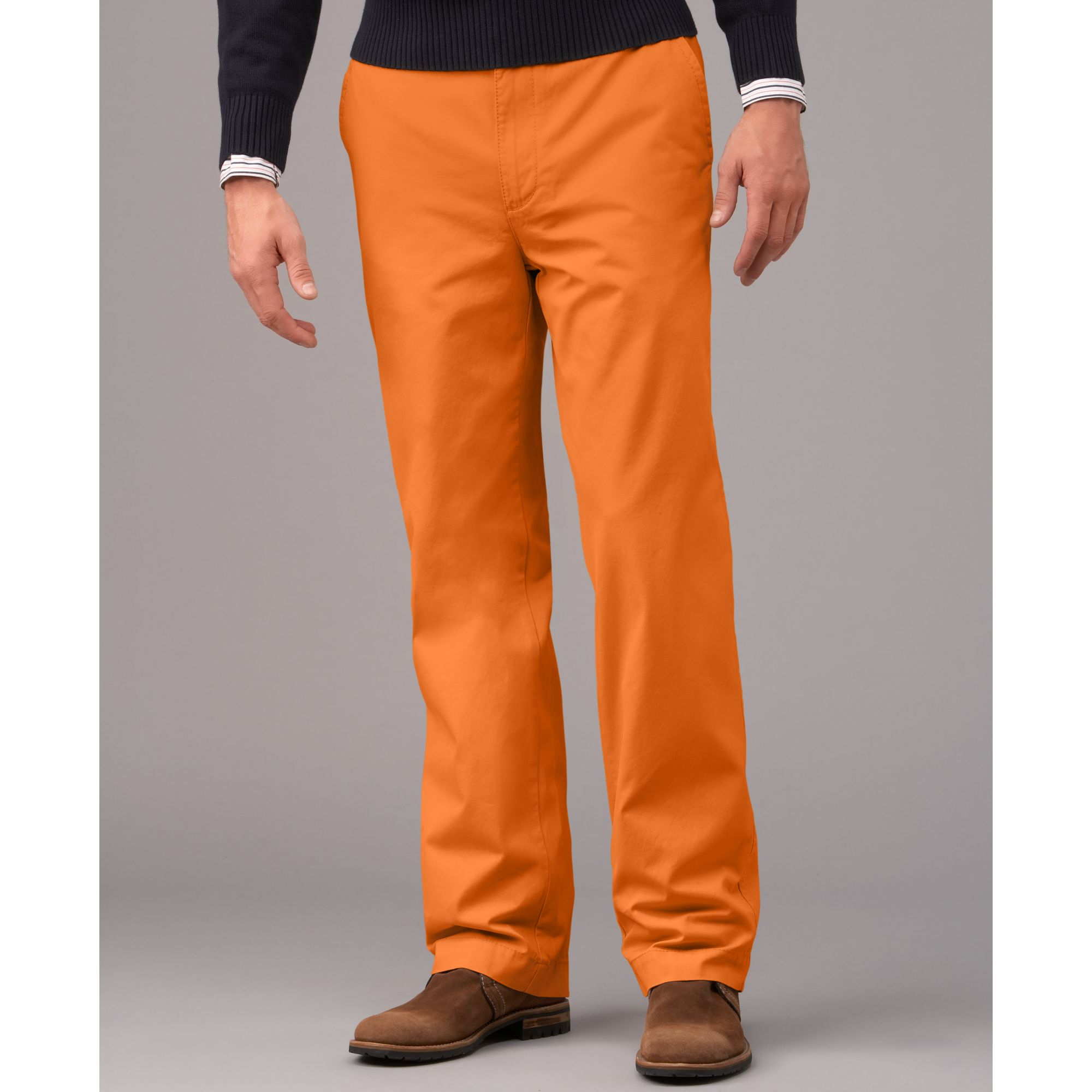 Tommy Hilfiger Academy Chino Pants in Orange for Men | Lyst
