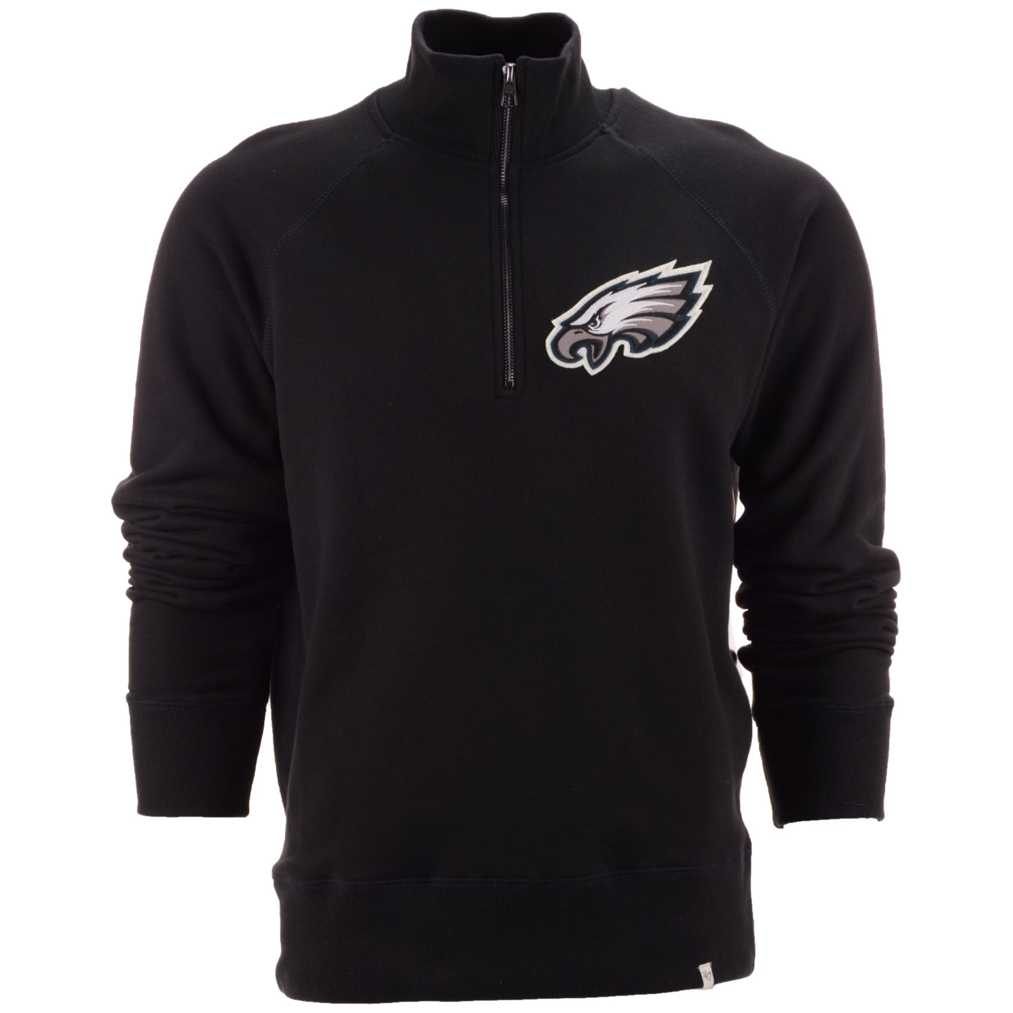 47 brand Men's Philadelphia Eagles Half-zip Pullover in Black for Men ...